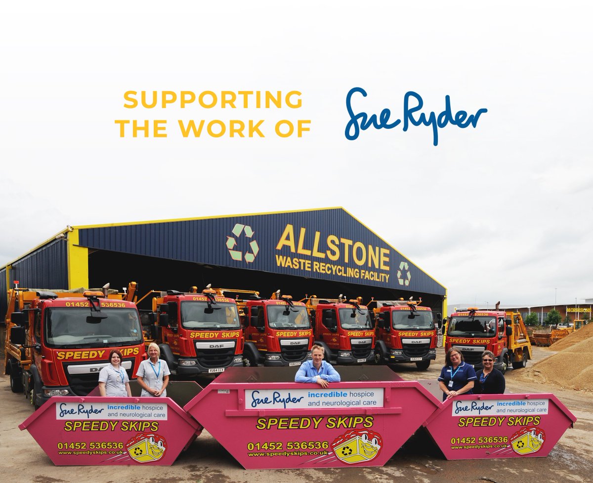 Support #SueRyder and hire one of our pink skips! For every pink skip hired we will donate £10 to this incredible charity! So it’s a win-win! Professional, friendly skip hire and #MakingADifference all at the same time!
Book your pink skip now!
speedyskips.co.uk