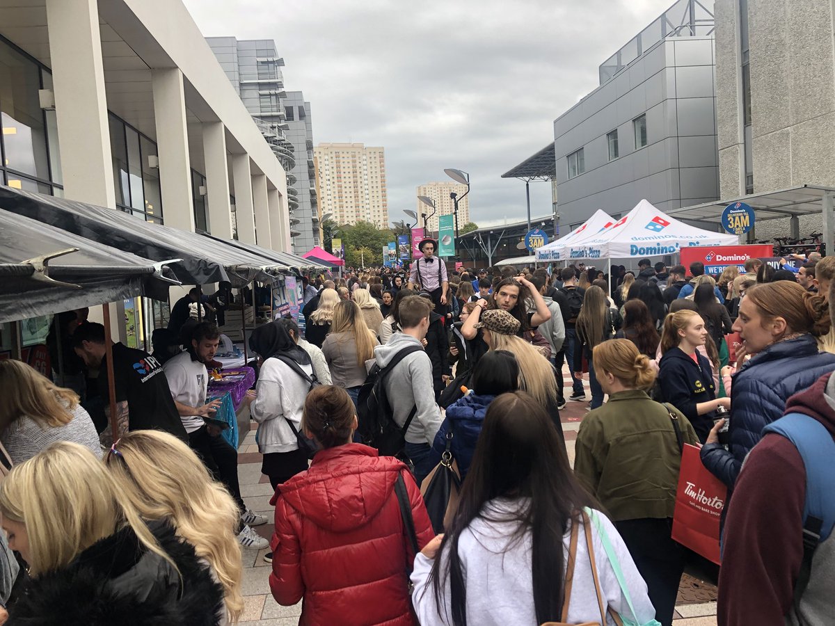 GCU_GSBS's tweet photo. The Freshers Fair is in full swing! #GCUFreshers https://t.co/4atoadwbvY