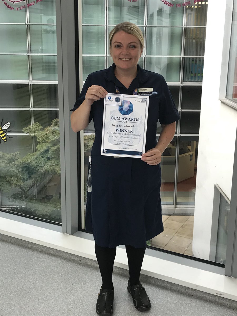 Well done to our boss on winning a GEM award today she didn’t just win but she is the Divisional Winner , well done proud of you x