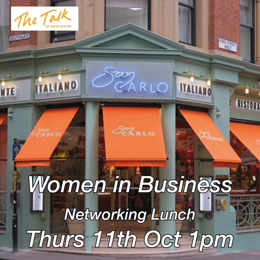 Looking forward to our Women in Business Lunch @sancarlo_group #KingSt #networking 
thetalkofmanchester.co.uk/wib