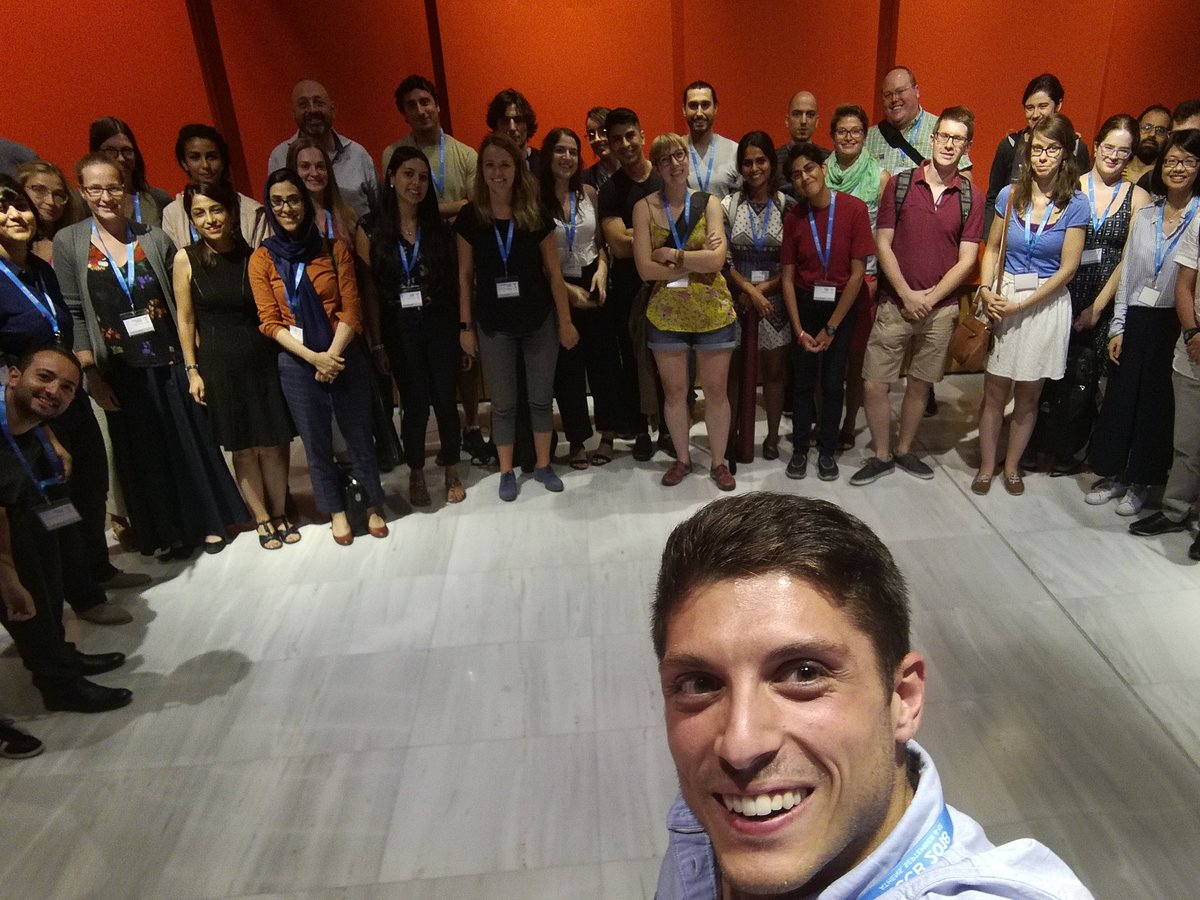 BioLearning_KUL's tweet photo. This year #ESCS18 , #ECCB18 student council symposium, was a succesful mix of scientific expertise and student motivation. We are happy and proud for the contribution of our members @ParisiDan, conference chair, and Haleh Chizari , Travel fellowship winner
#bioinformatics #iscbsc https://t.co/6vp6dCZDFZ