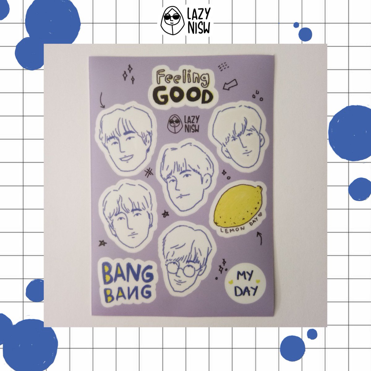 lazynisw's tweet photo. Material : Vinyl - laminasi doff
Ukuran : A6
Kiss cut
Harga : IDR 15000
DM / line@ : @/qbw4704p
#sticker #stickerday6 #stickerkpop #stikervinyl #stikerkpop https://t.co/YbkZ2Nhgoy
