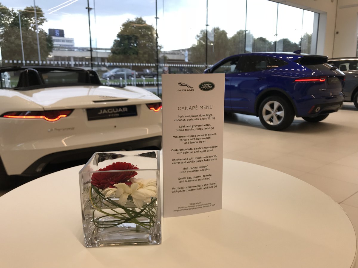 Photos from last weeks #launchparty at <a href="/jaguarlandrover/">Jaguar Land Rover San Juan TX</a>, Swindon for their amazing new showroom.  We had the pleasure of providing Champagne, beer and canapes at the event. #eventprofs #events #caterers