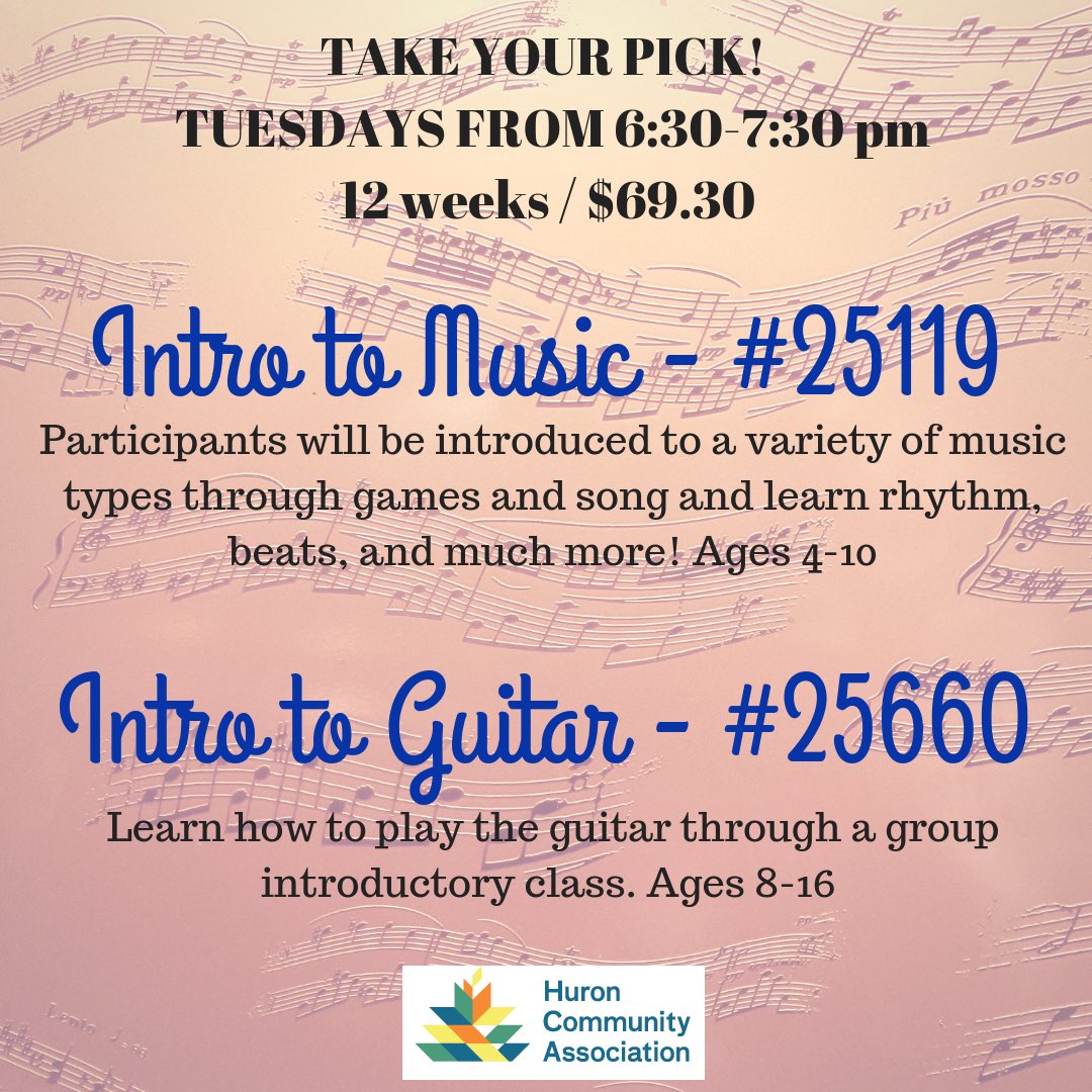 We are offering many music programs this session including Piano Classes, Vocal Lessons, Introduction to Guitar, and More!!’
Check out ca.apm.activecommunities.com/activekitchene…
