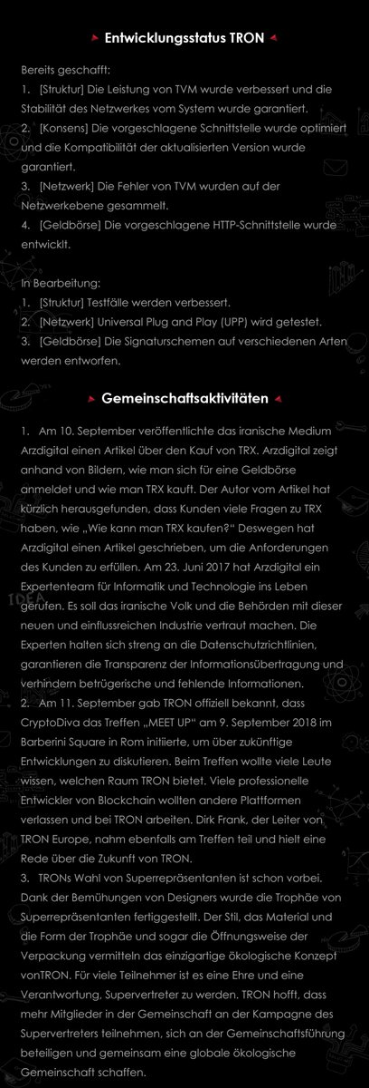 justinsuntron's tweet photo. #TRON Weekly Report 09.08-09.14 in #English #German #TRX $TRX https://t.co/XAOaXefwpN