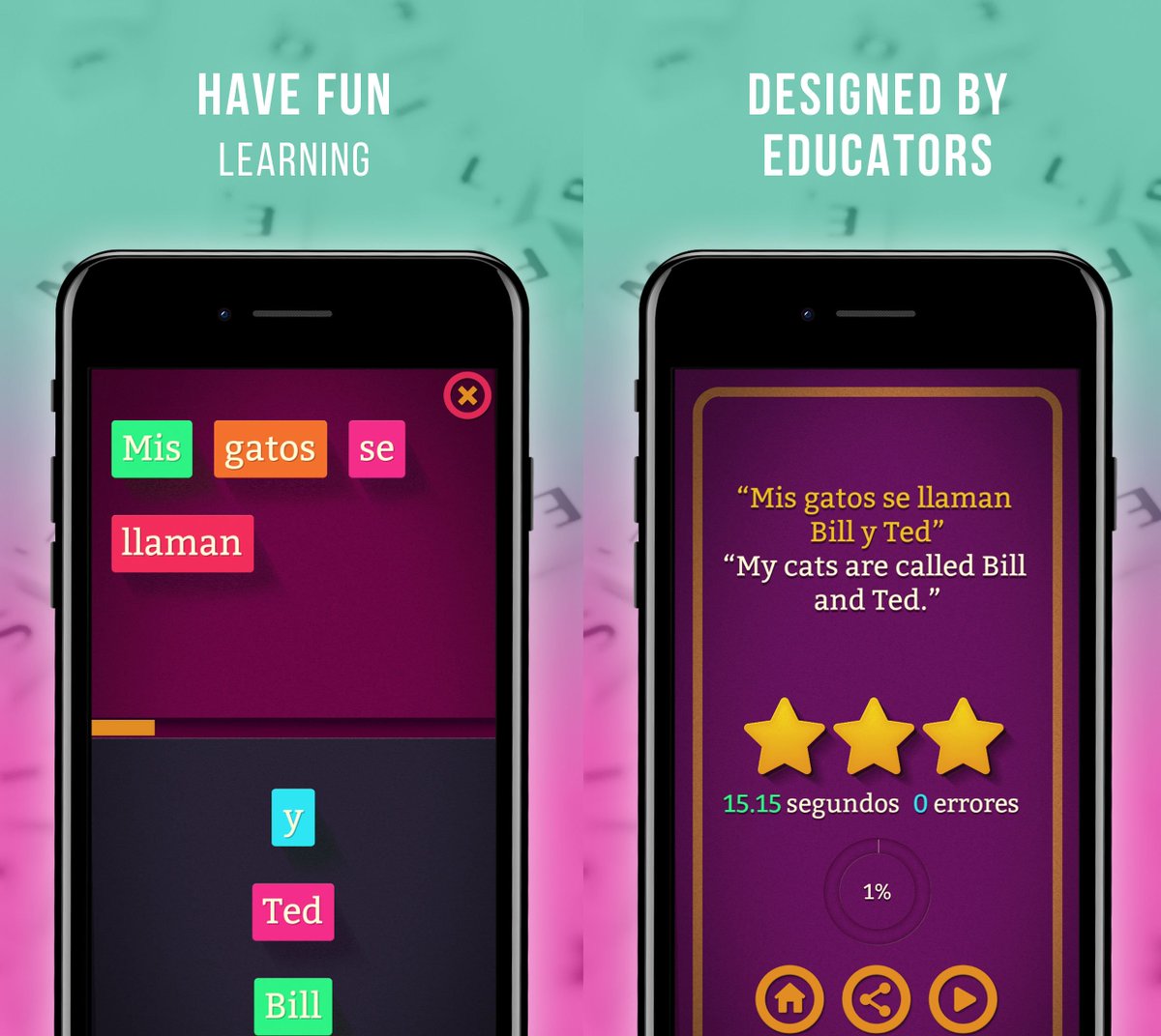 mkeygames's tweet photo. 💥 Learn #spanish with #FraseMaster! 💥
Learn Spanish by putting the words in place to form correct sentences or sayings. Available for #android &amp; #iOS.
#spanish #learn #aprenderespañol #games #app #español #felizlunes https://t.co/92qsX7uUdk