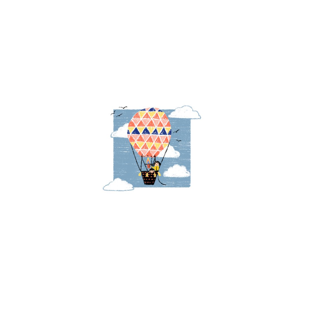 JennyLovlie's tweet photo. Day 17. No cat today, hot air balloon instead. 🎈
#johnvernonlord #kidlitart #inchdrawing #dailydrawing @illustrationHQ #brightreads https://t.co/kd02GJAgDl