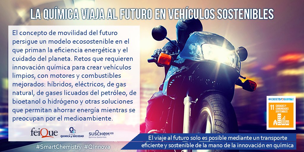 Carburos's tweet photo. #SmartChemistry #Sostenibilidad | El futuro del #transporte pasa por la #innovación #química para generar vehículos #sostenibles en los que prime la eficiencia energética y el cuidado del planeta. > vía @Feique_Prensa https://t.co/SEVDP5IEf3