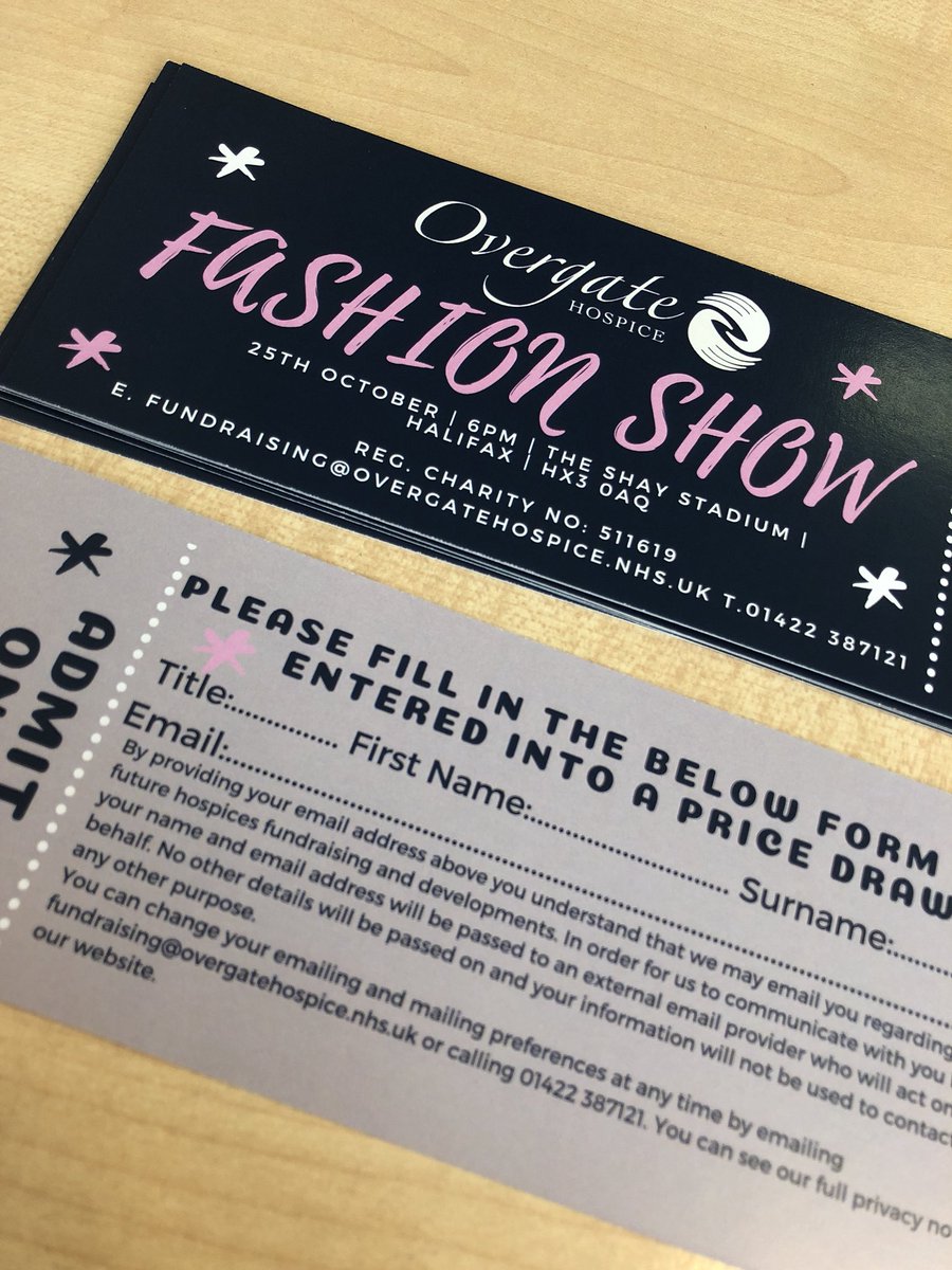 OvergateRetail's tweet image. Our fashion show tickets are now on sale for our autumn/winter show on 25th October @MBiShayStadium