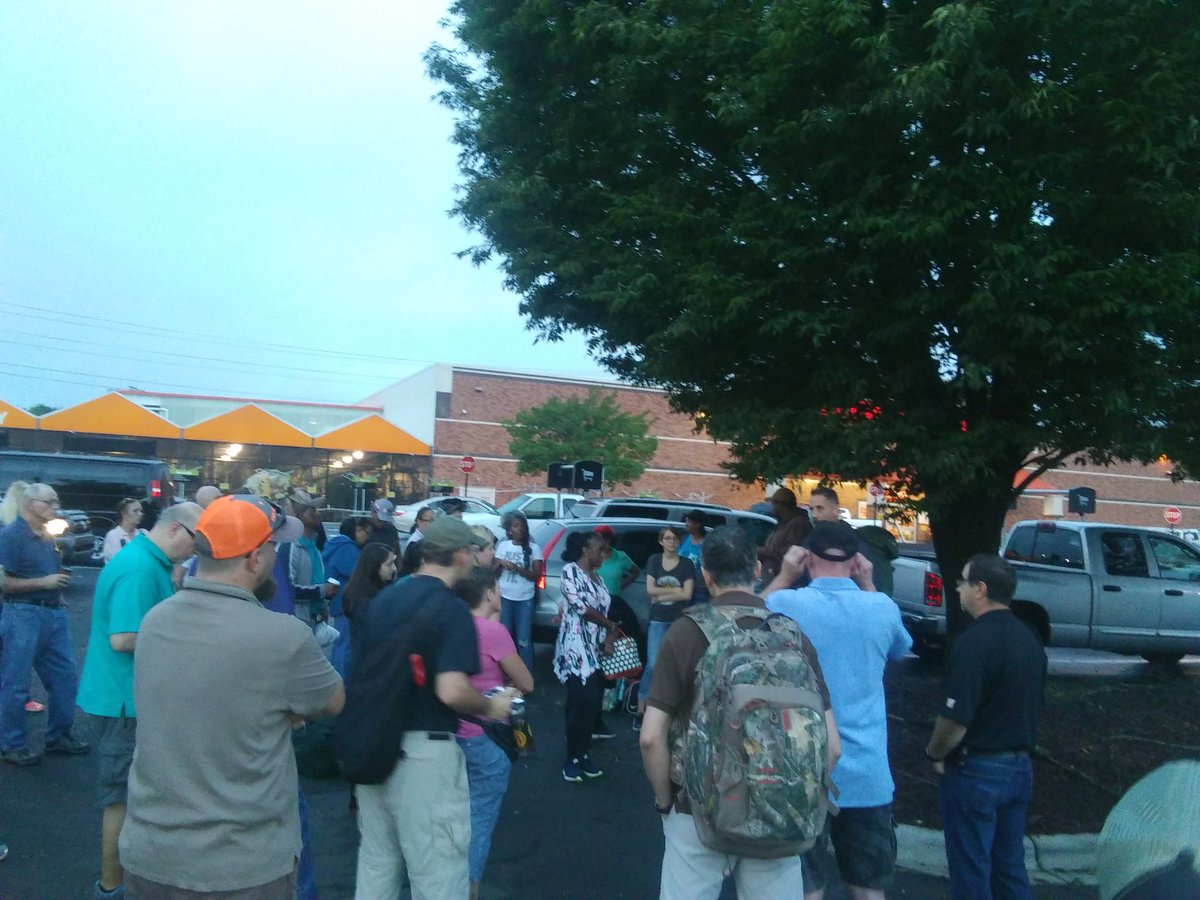 Team HOME DEPOT getting ready to give support to our fellow Raleigh family