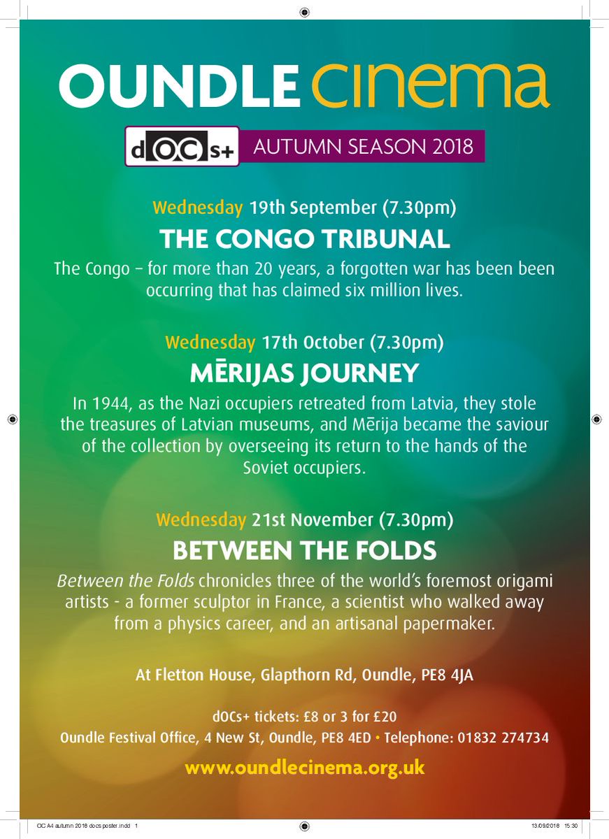 Oundle Box Office tweet media