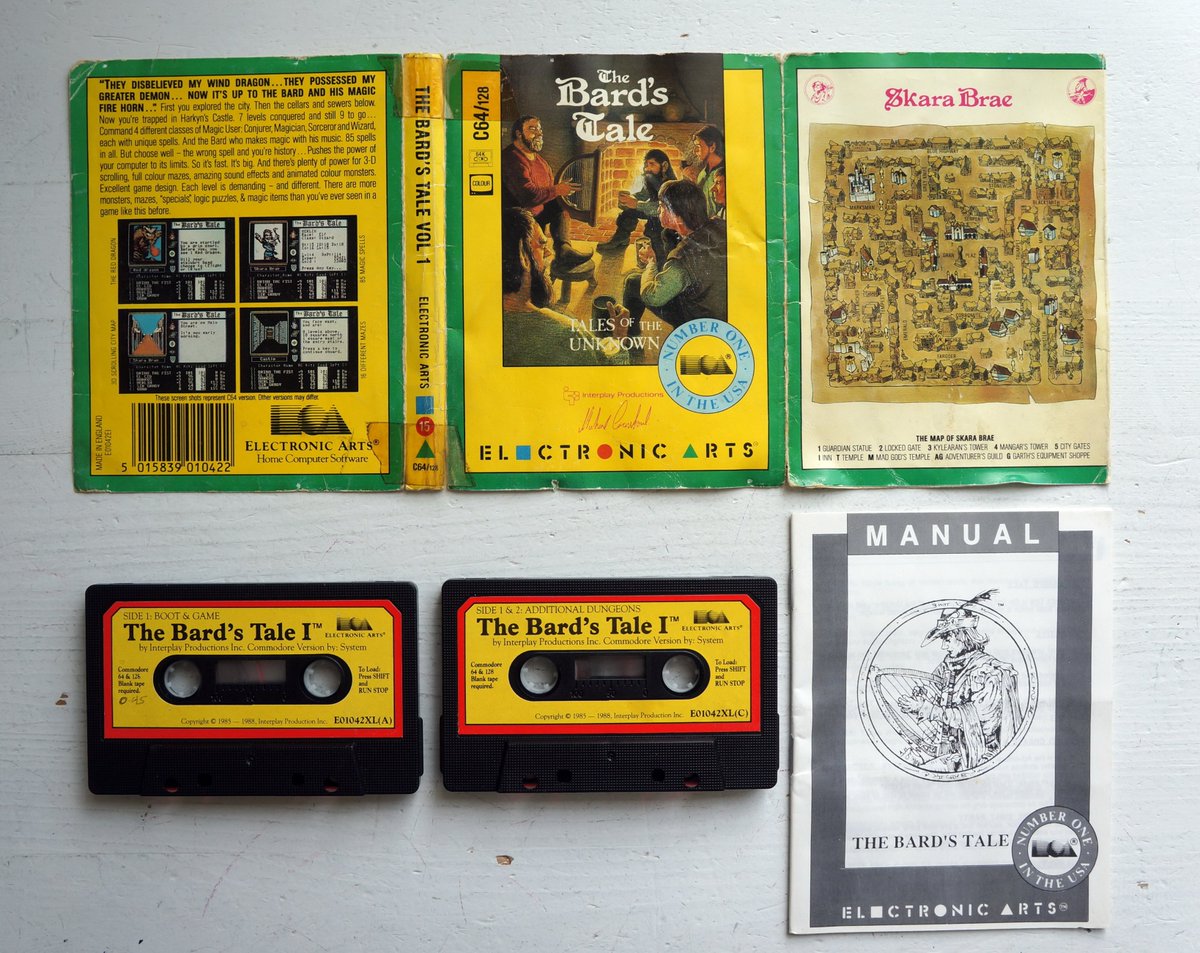 DrCaligari72's tweet photo. 30 years after part 3 Bard's Tale IV is almost there, best kickstarter i ever pledged. Meanwhile some throwback to the original. @C_64 #8bit #retrogaming @EverythingC64 #Commodore64 #rpg @bardstaleonline @Inxile_Ent #hardcorerpg #dungeoncrawler https://t.co/wpq9ojEpLq