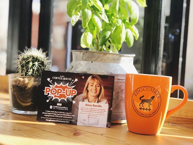 Are you heading to the @caffecultureshow this October 16-17? 
As an industry expert, our director Alice Rendle will be one of the speakers on the @boughtonscoffee POP-UP advice centre!

Find out more on cafecultureshow.com #edgcumbescoffeeandtea #edg… ift.tt/2Osuf0I