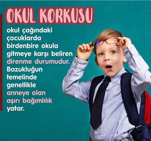sık yaşanan okul korkusu durumunda
⭐️çocuk bilgilendirilmeli.
okulun  nolduğu,neden gitmesi, ders bitince eve dönecegi vs anlatılmalı.
⭐️oryantasyon desteği alma( cevre,okul,sınıf,vstanıt.)
⭐️ilk başlarda sevdiği bir oyuncak/nesne yanına götürmesine izin verilebilir.