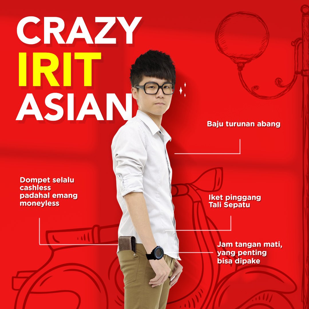 Mention temen lo yang kaya gini!

Irit juga #ButuhTenaga lho biar nahan supaya gak boros, tapi gak gini juga ya hehe 😁

#CrazyPoorAsians