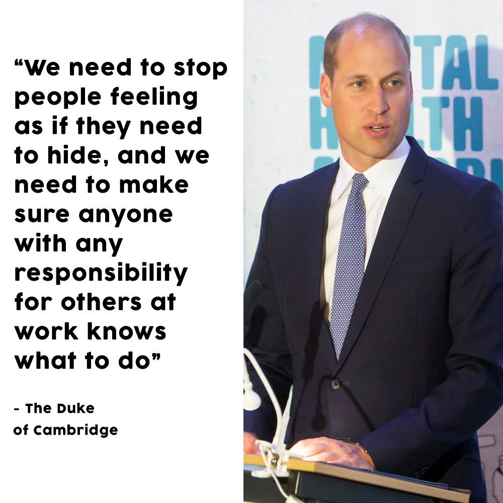 Last week, The Duke of Cambridge launched our new initiative, #MentalHealthAtWork in partnership with <a href="/MindCharity/">Mind</a> 

No matter the size of your workplace, and no matter where you work, mentalhealthatwork.org.uk will have something for you.
