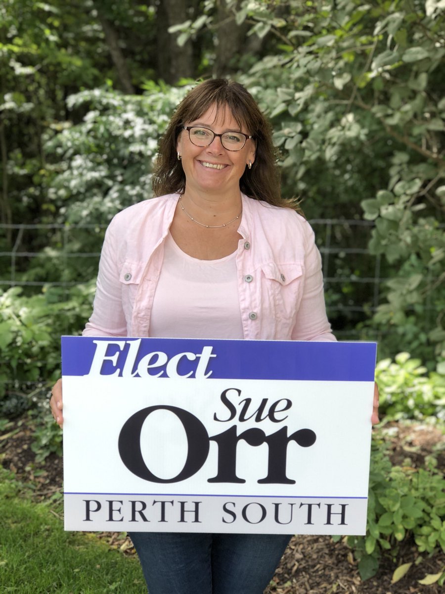 SueWOrr's tweet photo. I’ll be running in the next election on October 22nd. If you live in Perth South remember ...you vote  by mail! https://t.co/vbeymqLXki