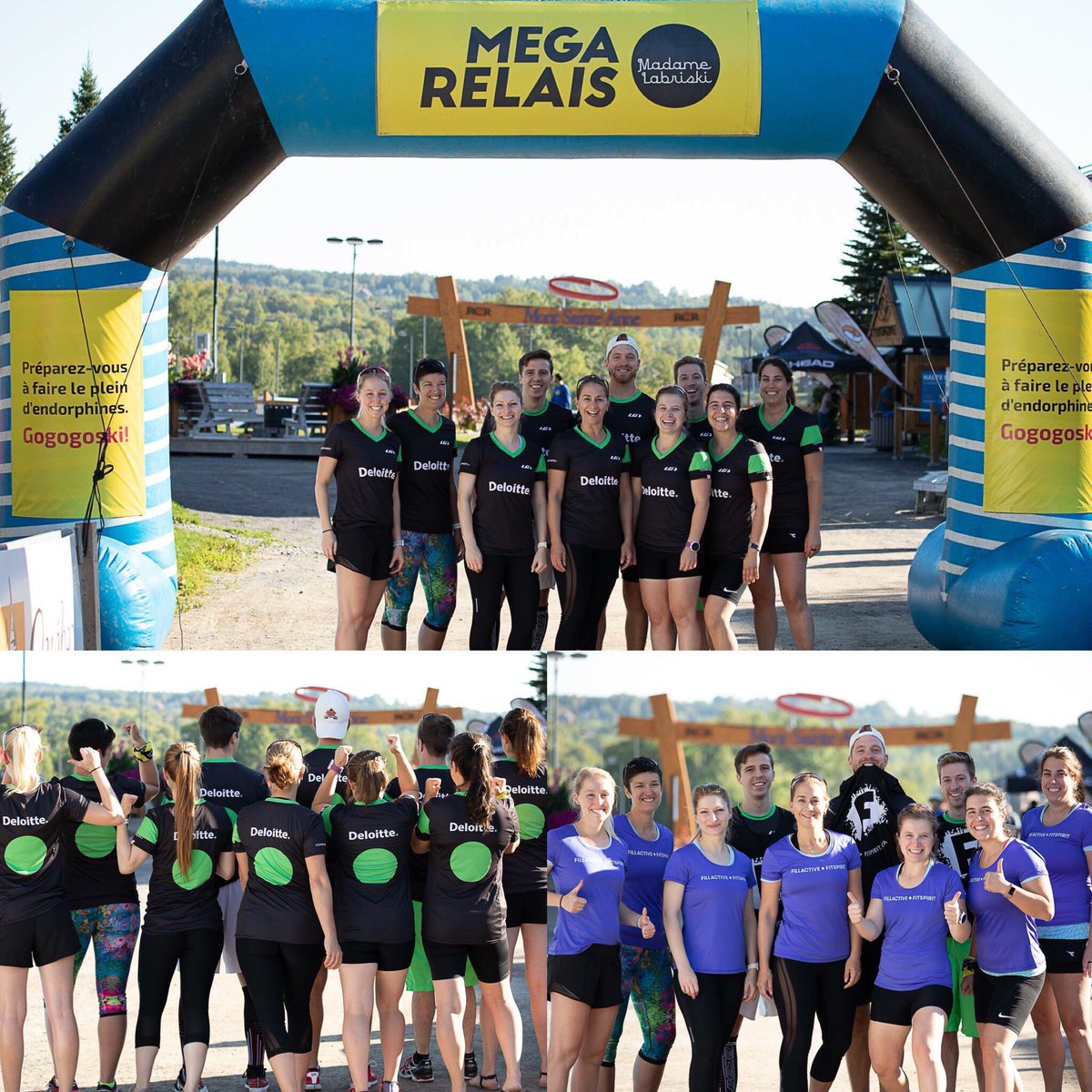 meleduc1's tweet photo. Bravo à l’équipe Deloitte de Québec, qui a réalisé le #MegaRelaisMadameLabriski, 287 km de course à relais où nous avons récolté plus de 4800$ pour @Fillactive 
Un intense défi, où persévérance, dépassement de soi, motivation, entraide et bonheur ont résonné tout le we
#northface https://t.co/ywgYYsIA5t