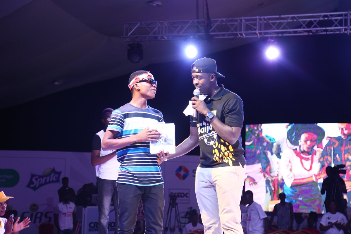 MTNNG's tweet photo. We had lots of giveaways, fastest fingers, singing competitions, games and fun, fun fun!.
#AFFC18 #FeetandTricks #WhereFootballLives https://t.co/2jDyHD6fnA