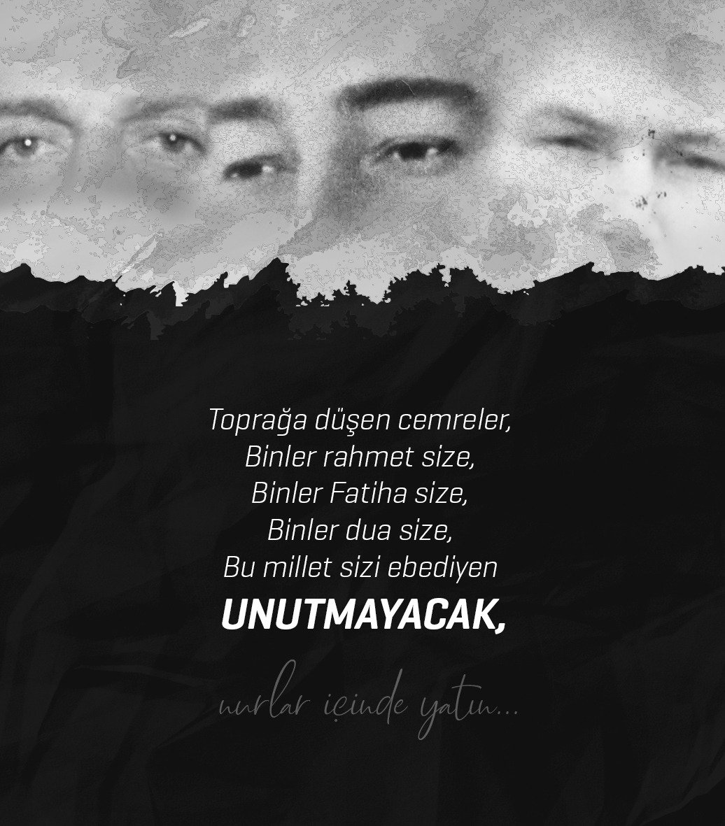 Haksız yere idam edilen Adnan Menderes ve arkadaşlarının hakkını, 12 Eylül ve getirdiği insanlık dışı uygulamaların etkilerini ortadan kaldırarak vereceğiz. #MilletİçinVerilenÖmür
@RT_Erdogan <a href="/selvacam/">Lütfiye Selva Çam 🇹🇷</a> <a href="/demetstcgvn/">Demet Saatçı Güven</a> <a href="/gulistansatis/">Gülistan SATIŞ</a>