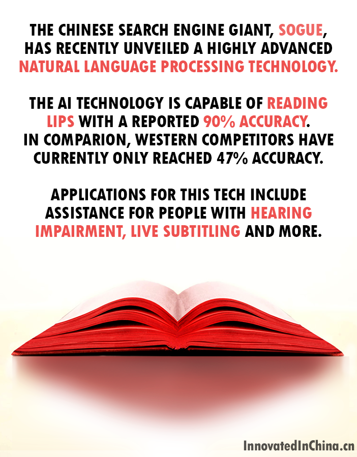 mayacypris's tweet photo. Chinese search engine, #Sogue, has recently unveiled revolutionary new tech in real-time translation and transcription devices. Sogou is the first company in #China to develop this lip-reading technology, which IBM &amp; Google’s DeepMind have been working on for a while. #Innovation https://t.co/POcz0GVSYH