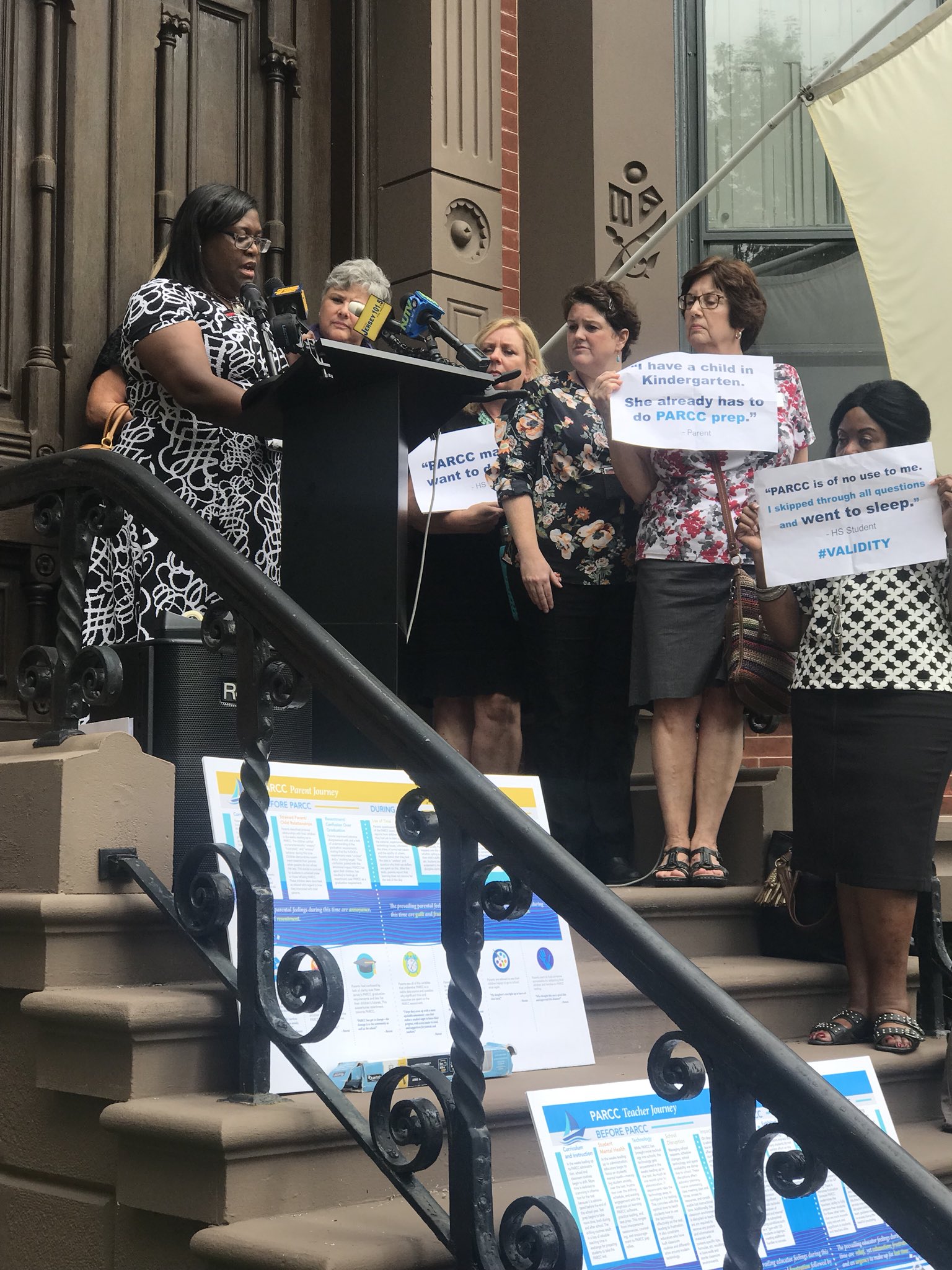 NJEA on Twitter: "Twanda Taylor, president of the Trenton ...