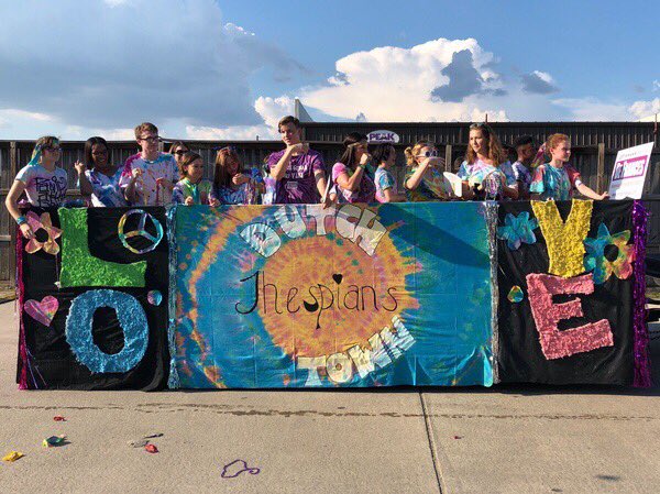dtown_students's tweet photo. Congratulations to our Griffin Glide float winners!                                             1st Place: Thespians                                 2nd Place: FCCLA                                    3rd Place: Beta https://t.co/SjJXFOcZof