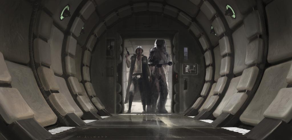 starwars's tweet photo. Explore the evolution of a legendary friendship in #DesigningStarWars: Han Solo and Chewbacca. https://t.co/n9iCi65bE0 https://t.co/i7Xv8ekJ93