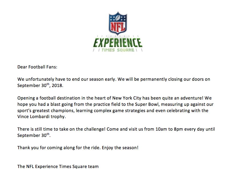 NFL Experience tweet media
