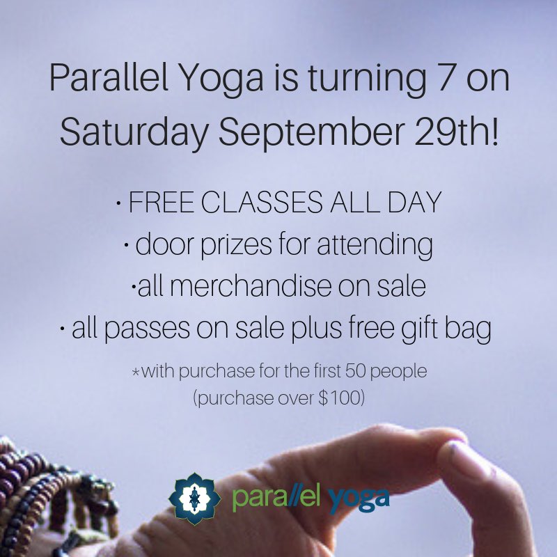 ParallelYoga's tweet image. It's about that time, folks! Our annual fall open house is on September 29th!
-
#yoga
#parallelyoga
#happybirthday
#openhouse
#abbyevents
@AbbotsfordEcDev
