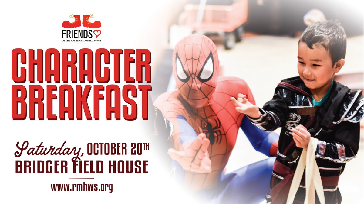 rmhcpt's tweet image. Do you have your tickets yet?  rmhws.org/character-brea…

#KeepingFamiliesClose #CharacterBreakfast