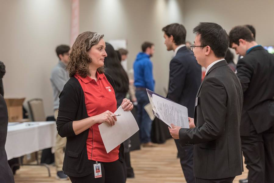 SFRDC's tweet photo. Can you picture yourself working at the 36th ranked company on the Fortune 500? 

If so, come see us at the Illinois Gies Business Career tomorrow from 2-7pm to learn how you can join the community of good neighbors. https://t.co/gahbxqSuZj
