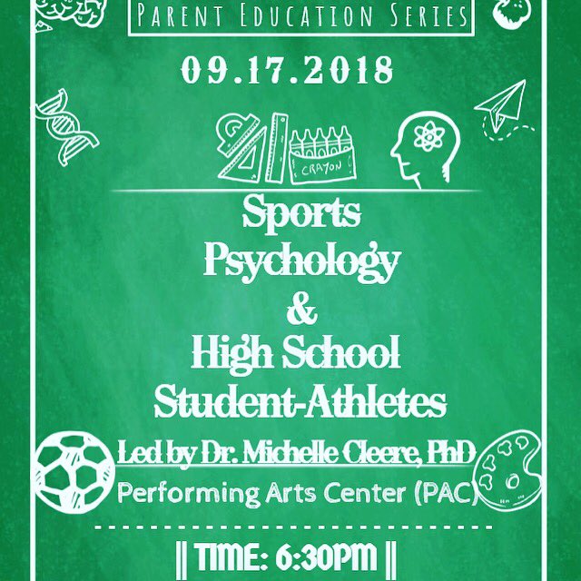 Parent Education Series #2 is tonight in the PAC. Students and parents all encouraged to attend