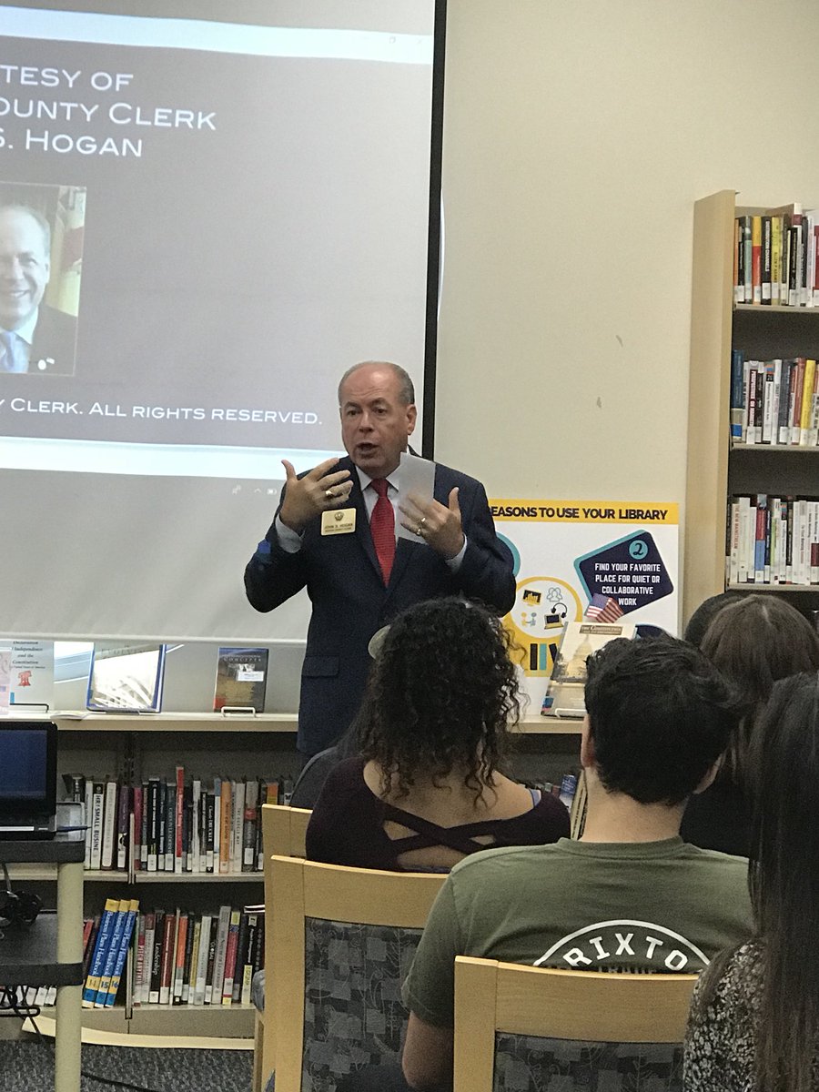 JennLitvak's tweet photo. @BerkeleyCollege Paramus in celebration of Constitution Day @JohnHoganClerk Voter Registration Kick Off! #vote https://t.co/hY7TGboths