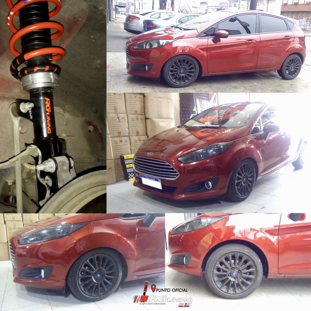 RGTUNING's tweet photo. Así quedo el #Ford #Fiesta #kinetic de Carla que vino dese Olavarria a instalar un #rgkit Regulable. Hermoso! 🔥🔥🔥 https://t.co/17j7N1RyRt