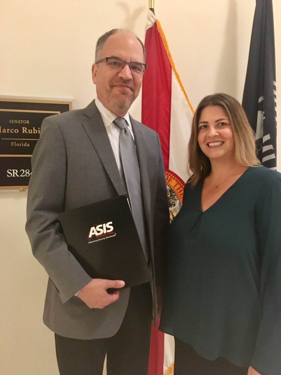 ASIS_Intl's tweet photo. .@ASISschoolsec chair Mark Berger meeting with @marcorubio staff today to discuss school security best practices and next week's free #SecurityCares community education program at #GSX18 in Las Vegas https://t.co/8IrGrS141q https://t.co/7rdiTT8DtD