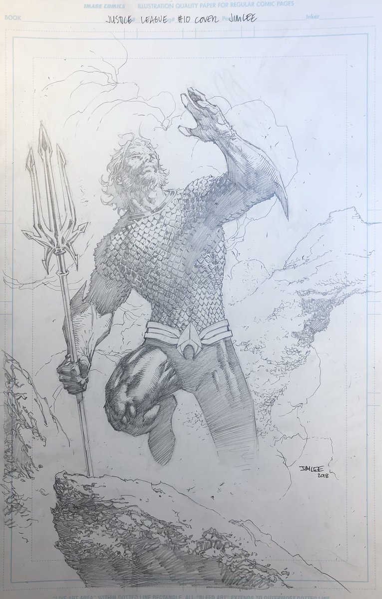 JimLee's tweet image. Happy Monday! #justiceleague #variantcover #aquaman