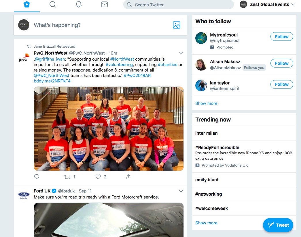 SocialHoneyc0mb's tweet image. Have you got the #newlook #twitter account? Some of my clients do. Not a huge change I have to admit and I think I prefer the old format but looking forward to something new! #twitterchanges