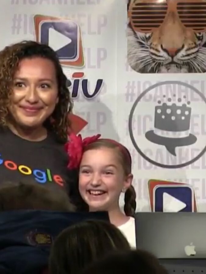 dmdacosta13's tweet photo. So ❤️ the power of tech &amp;how I could catch the livestream of @thelivbits in real-time on my phone while she spoke &amp; received her #Digital4Good award for her #LivBit work @google in #SanFrancisco -you were born for this Liv #heartbeeps 💕💞💗💓#WO2World https://t.co/lJXnMqW8QA
