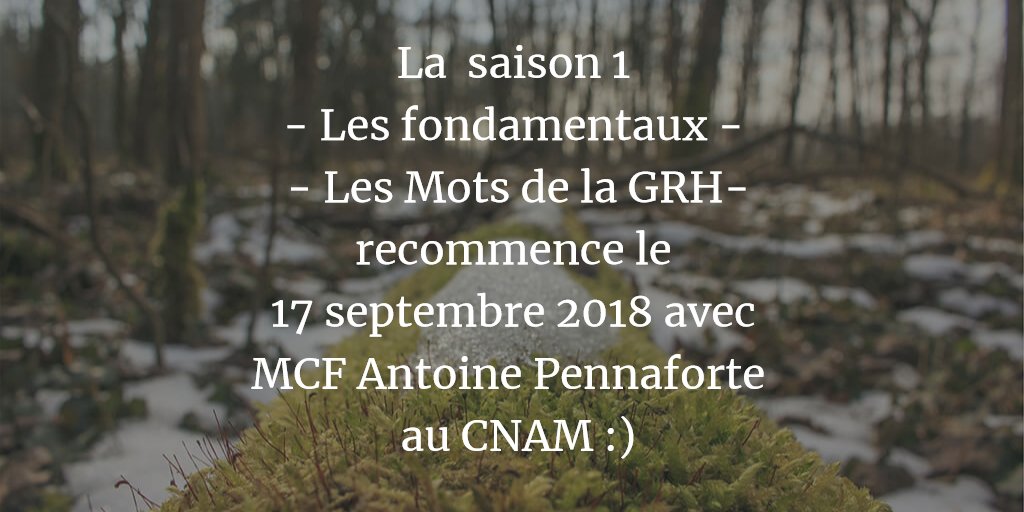 Les Mots De La Grh Exploration Cnam