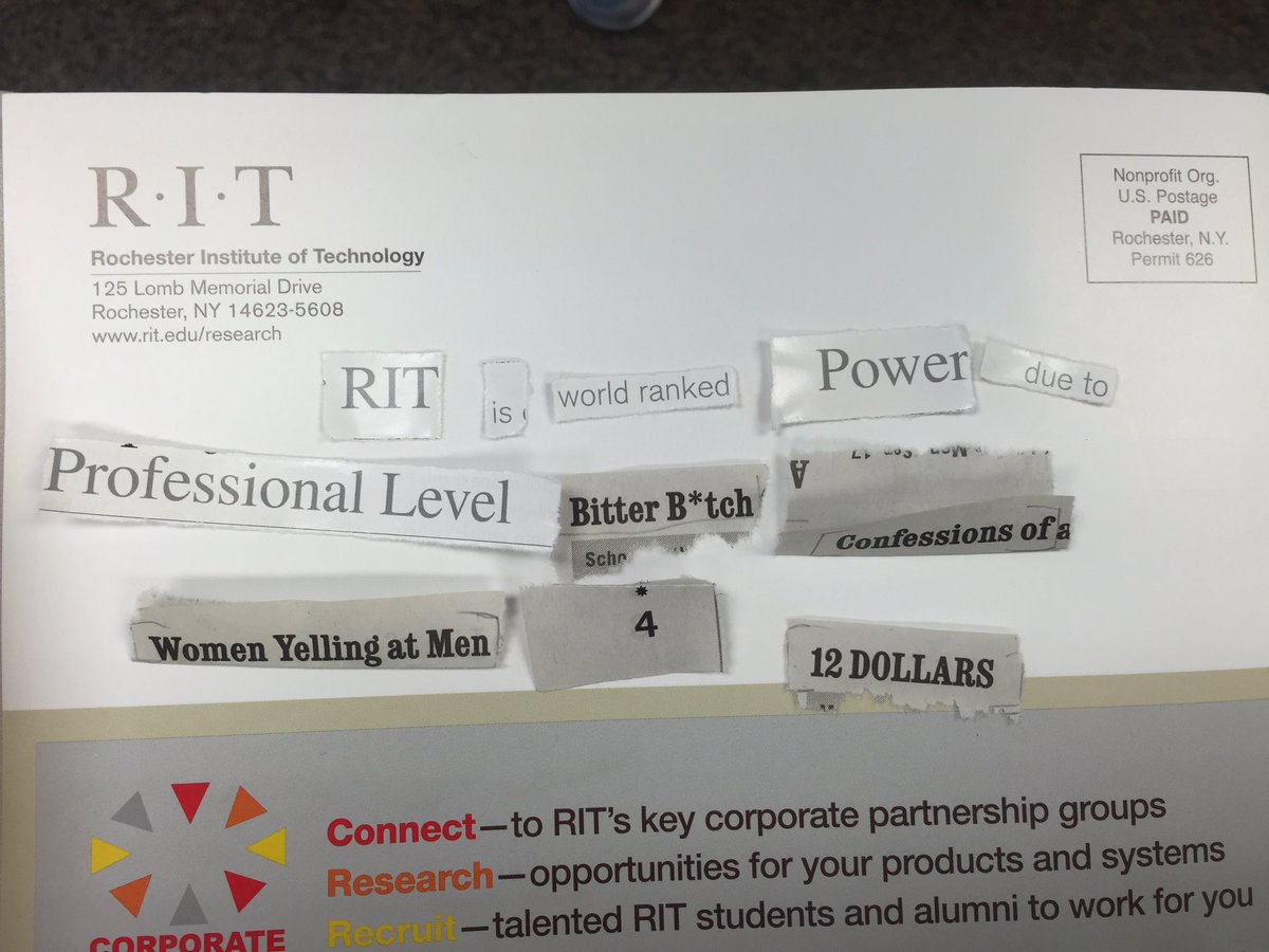 YuyingLi4's tweet photo. #RIT #CW211 https://t.co/ZhhXacqL2p