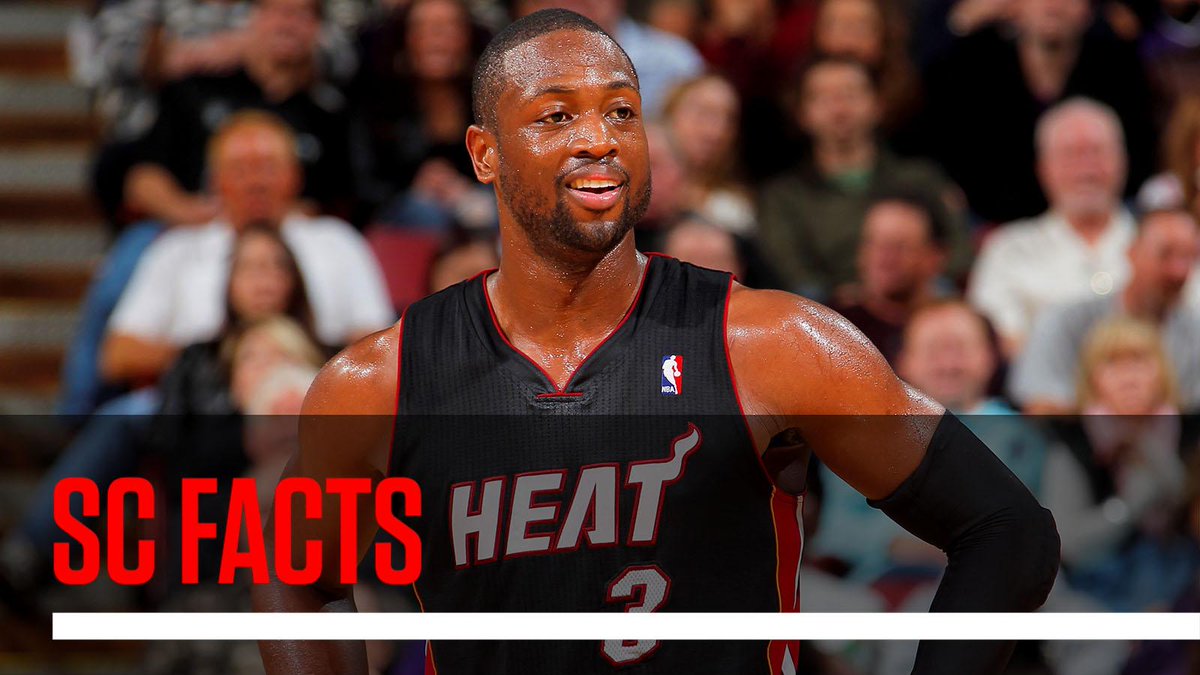 SportsCenter's tweet photo. .@DwyaneWade will end his career having never been the highest-paid player on the Heat. #SCFacts https://t.co/6TDd9NaAMM