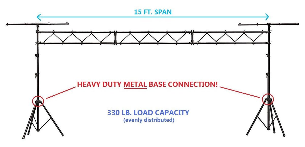 sagosearch's tweet image. ⚡️ rover.ebay.com/rover/1/711-53… ⚡️
✦ CedarsLink 15FT Portable 🎤 DJ 🎧 Lighting Truss/Stand w T-Bar Trussing Stage System ✦
#Truss #LightingTruss #Music #lighting #DJ #Party #Events #Holiday 
🎤 DJ 🎧 Music ⚡️ Lighting 🚛 Fast Delivery 🗞 Ad