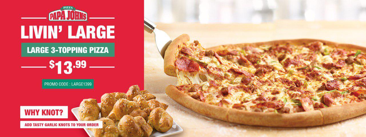 Papa John's India on X: Super Size Thursday with @PapaJohnsIN Pay more Rs. 39  & upgrade from medium to large Pizza. T & C apply*   / X