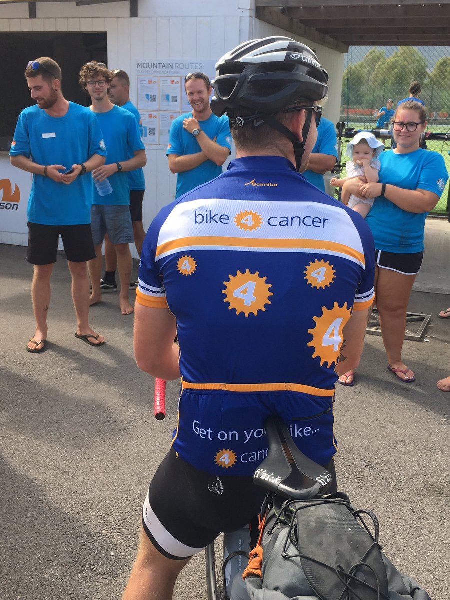 NeilsonBaia's tweet photo. #bike coordinator, Toby, prepping for his Big Ride yday, #sun lotion applied, #bike loaded and in full working order, we wish him luck on his epic journey. Donations possible via https://t.co/XRhbA2lHde…. #BuonViaggio Toby @neilsonholidays https://t.co/sJ68EQ8lZr