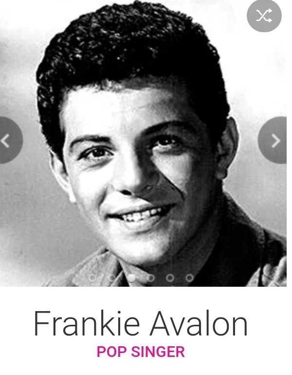 Happy 79th birthday tomorrow the18th September to Teen Idol Frankie Avalon. 