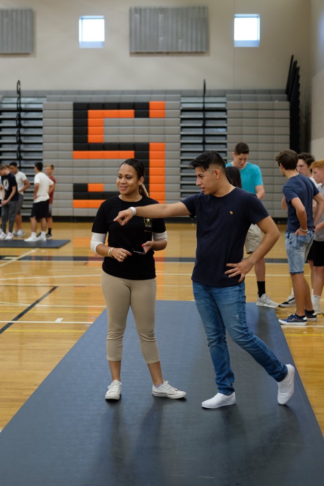 WMHSTanners's tweet image. Students really seem to be enjoying the @GoArmy #ArmyChallenge!