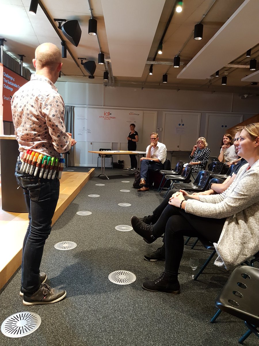 #iotukchallenger is really under way now the facilitation belt has come out!