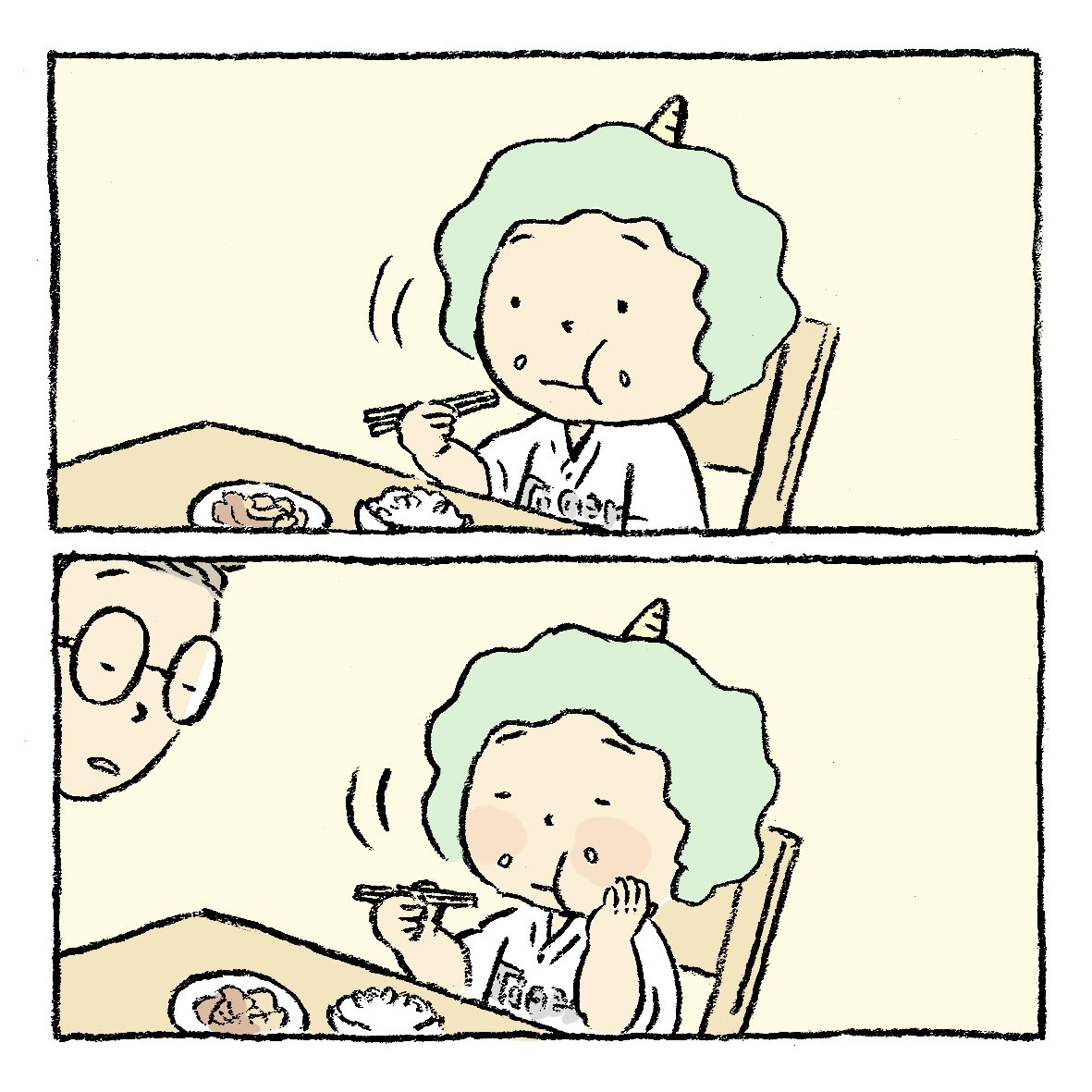 食べる、元気でる
#鬼の子 