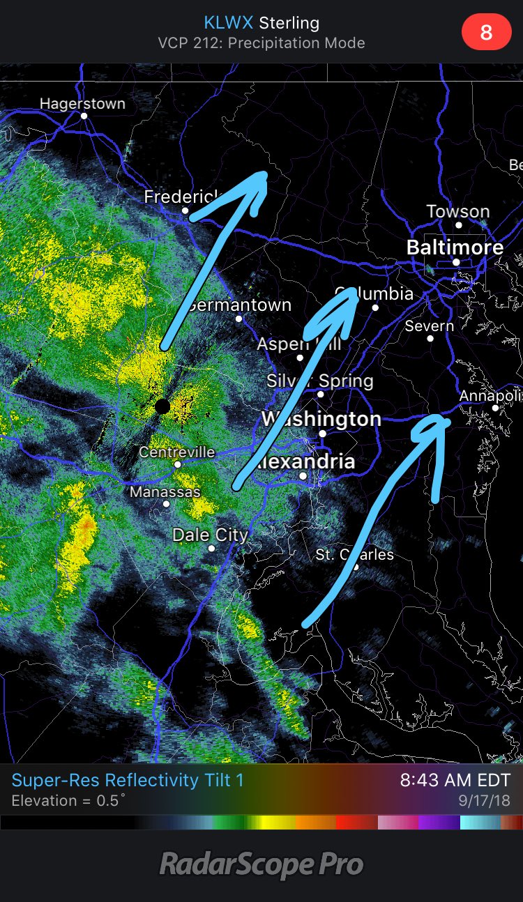 Capital Weather Gang on Twitter "Rain is here in the western suburbs